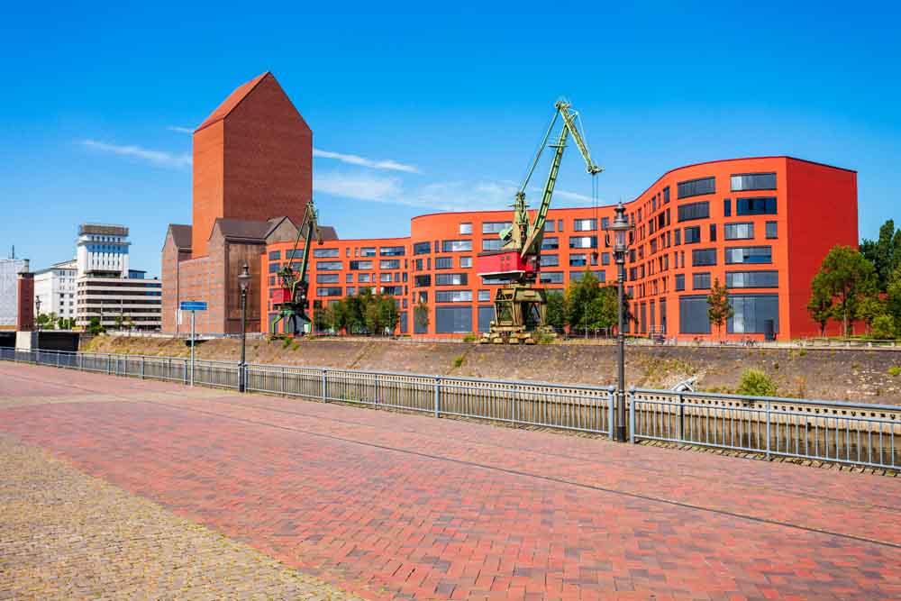 Duisburg city skyline in Germany Commercial Property Loans, smart financing